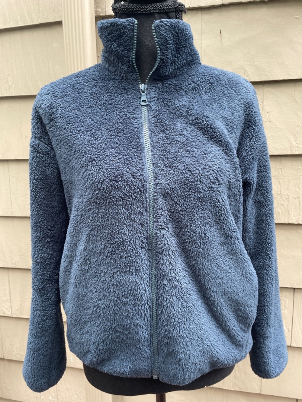 UNIQLO Women's Fluffy Yarn Fleece Full-Zip Jacket